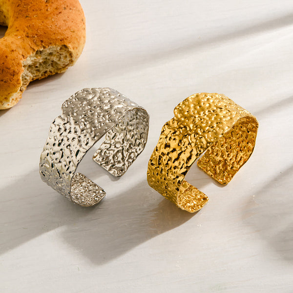 Titanium Steel Wide Adjustable Stainless Bracelet