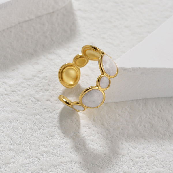 All-match Simple Elegant Light Luxury Geometric Ring