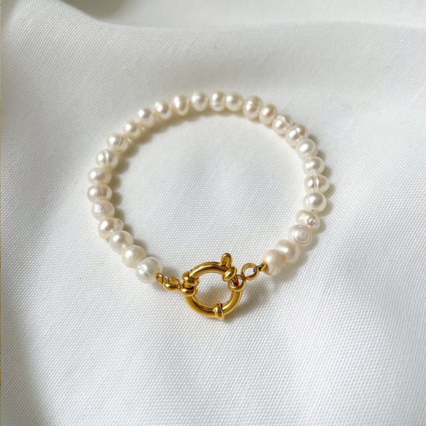 Baroque Natural Freshwater Pearl Bracelet