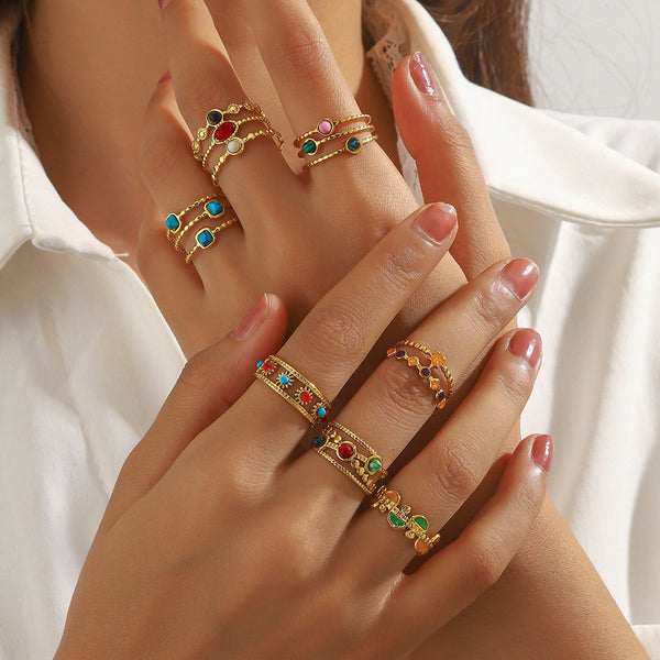 Simple Fashion Stainless Steel Ring For Women